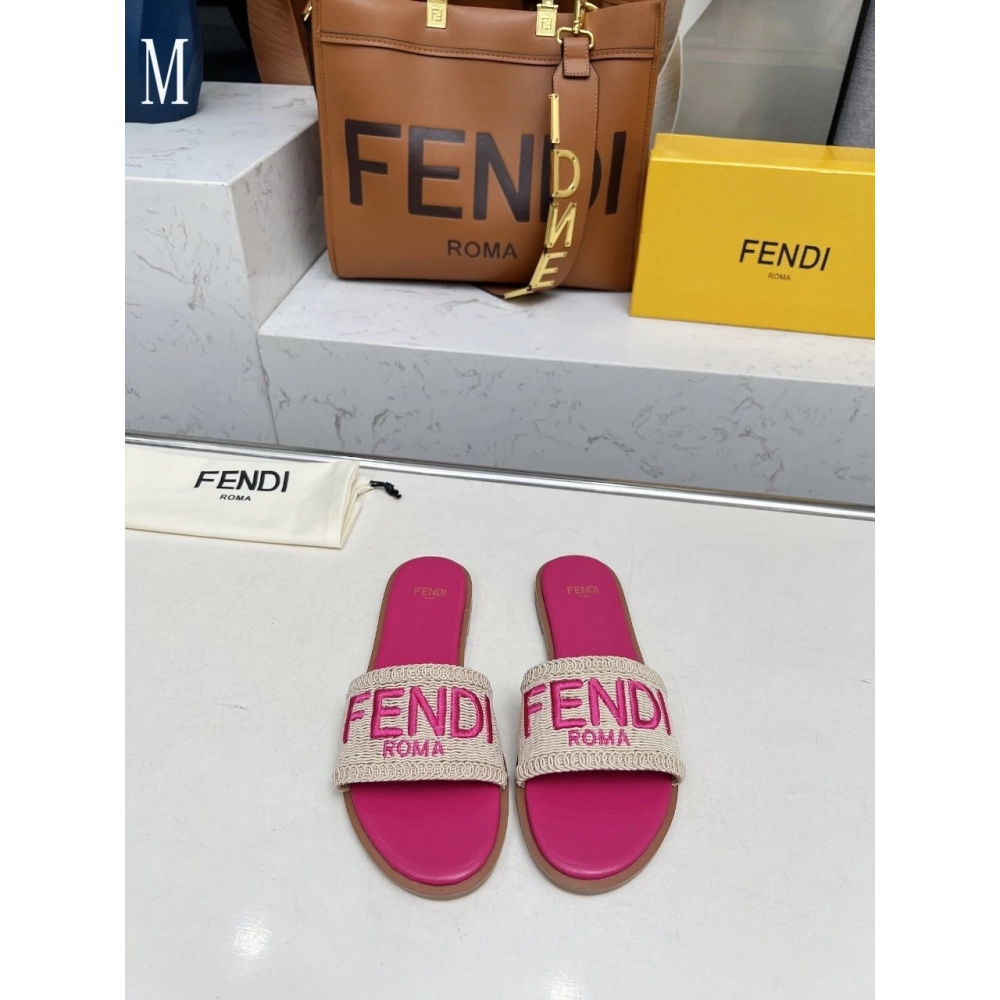 Fendi Slippers 026,Fendi Slippers,Slides Slippers,More Brands