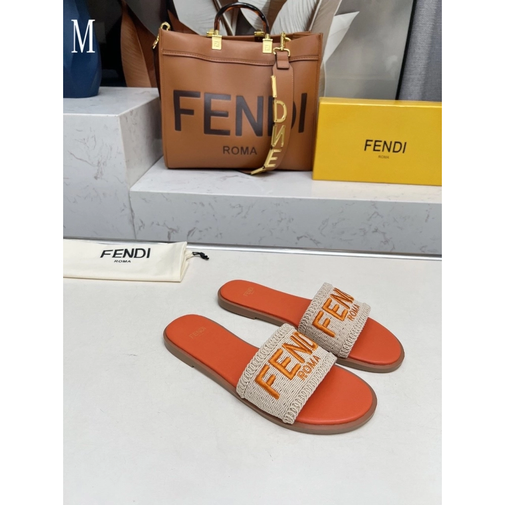 Fendi Slippers 027,Fendi Slippers,Slides Slippers,More Brands