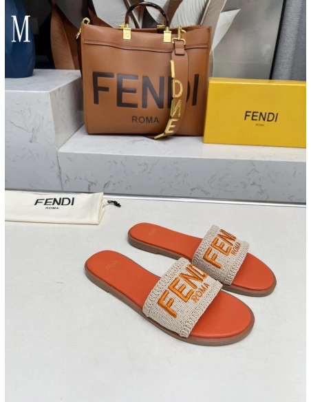 Fendi Slippers 027,Fendi Slippers,Slides Slippers,More Brands