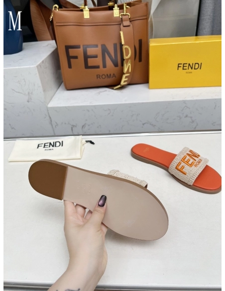 Fendi Slippers 027,Fendi Slippers,Slides Slippers,More Brands