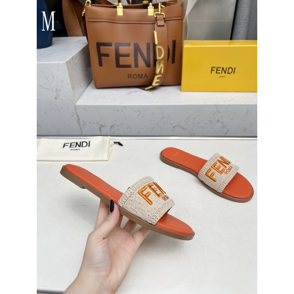 Fendi Slippers 027,Fendi Slippers,Slides Slippers,More Brands