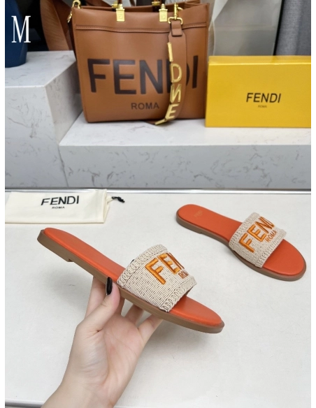 Fendi Slippers 027,Fendi Slippers,Slides Slippers,More Brands