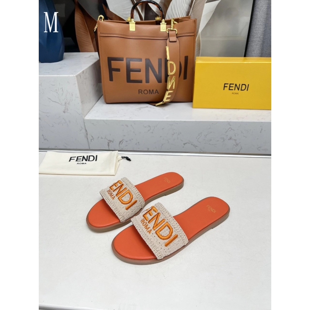 Fendi Slippers 027,Fendi Slippers,Slides Slippers,More Brands