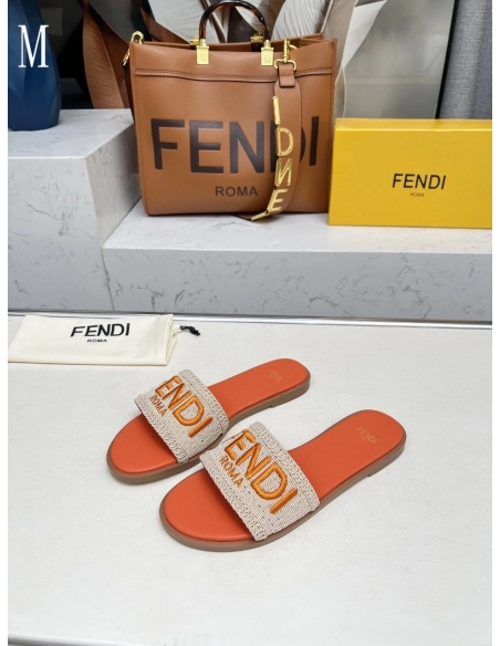 Fendi Slippers 027,Fendi Slippers,Slides Slippers,More Brands
