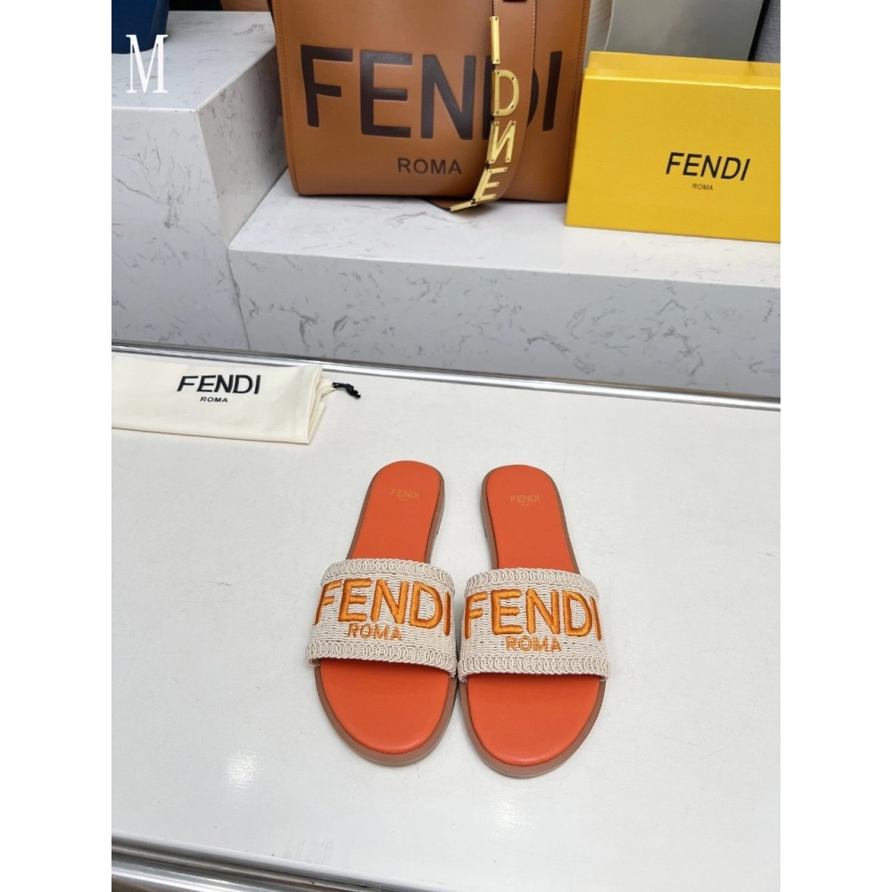 Fendi Slippers 027,Fendi Slippers,Slides Slippers,More Brands