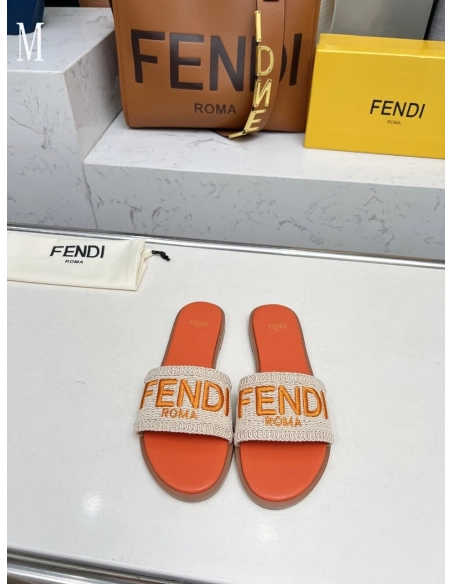 Fendi Slippers 027,Fendi Slippers,Slides Slippers,More Brands