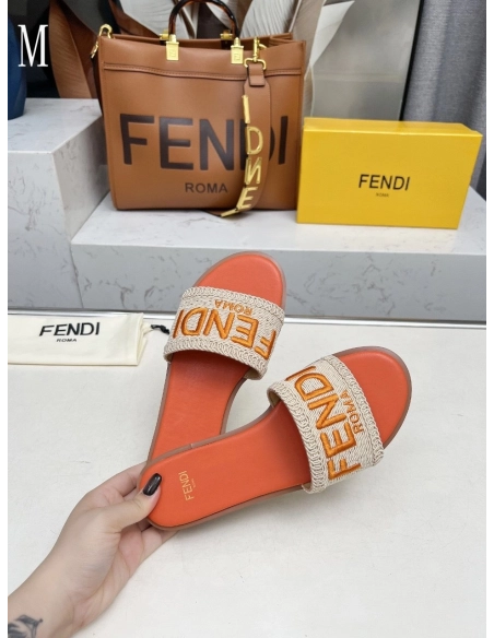 Fendi Slippers 027,Fendi Slippers,Slides Slippers,More Brands