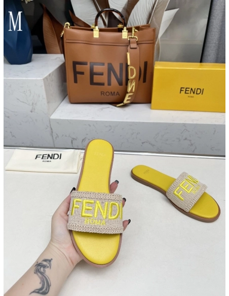 Fendi Slippers 028,Fendi Slippers,Slides Slippers,More Brands
