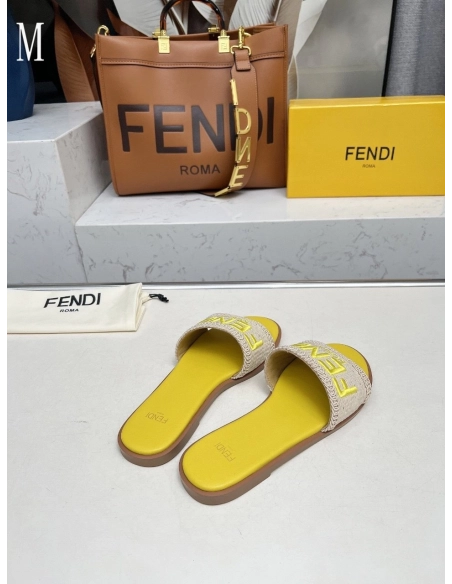 Fendi Slippers 028,Fendi Slippers,Slides Slippers,More Brands