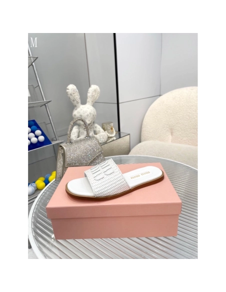 Miu miu slippers 008,Miu Miu Slides,Slides Slippers,More Brands