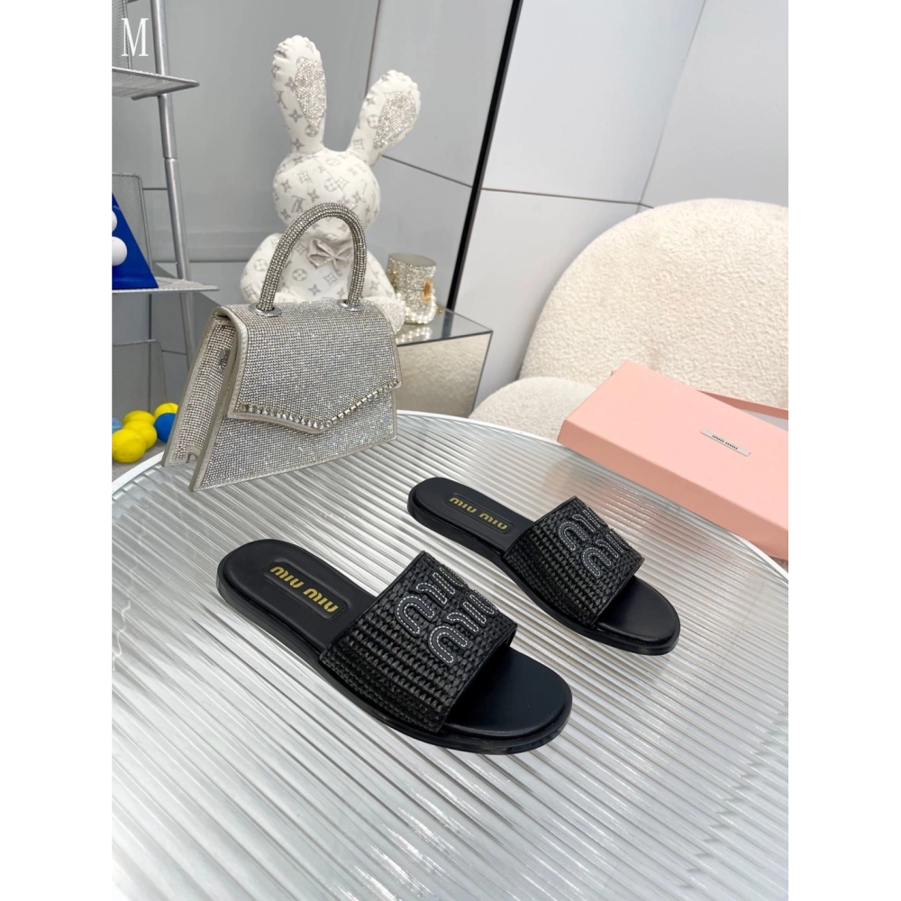 Miu miu slippers 009,Miu Miu Slides,Slides Slippers,More Brands
