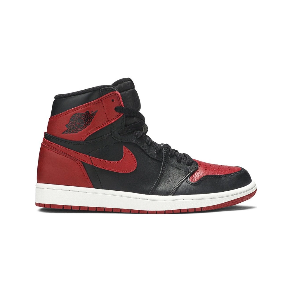 AIR JORDAN 1 RETRO HIGH OG BANNED 2016 RELEASE 555088 001,AIR JORDAN 1 HIGH,Air Jordan