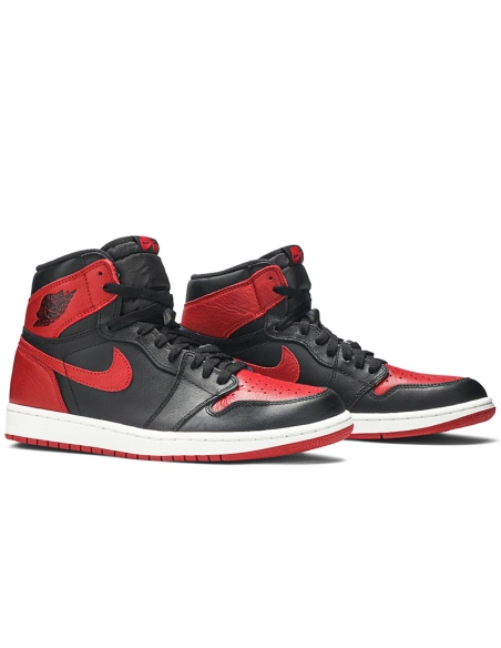 AIR JORDAN 1 RETRO HIGH OG BANNED 2016 RELEASE 555088 001,AIR JORDAN 1 HIGH,Air Jordan