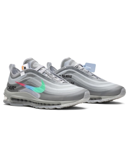 OFFWHITE X AIR MAX 97 MENTA,NIKE AIR MAX,NIKE SHOES Reps