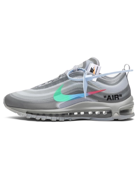 OFFWHITE X AIR MAX 97 MENTA,NIKE AIR MAX,NIKE SHOES Reps