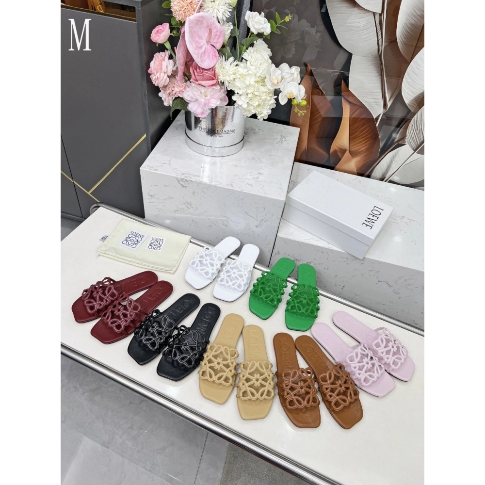 LOEWE Slippers 042,Loewe Slippers,Slides Slippers,More Brands