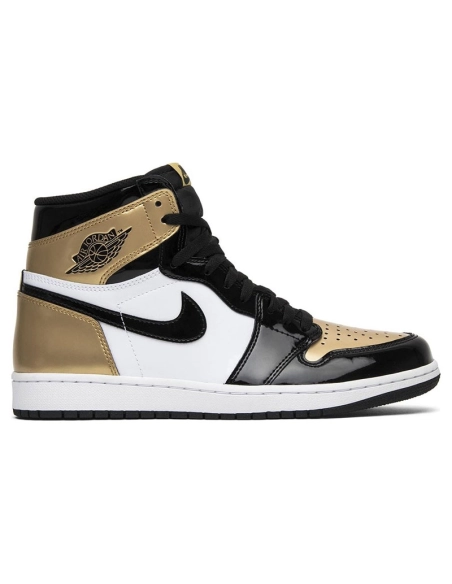 AIR JORDAN 1 RETRO HIGH OG NRG GOLD TOE 861428 007,AIR JORDAN 1 HIGH,Air Jordan