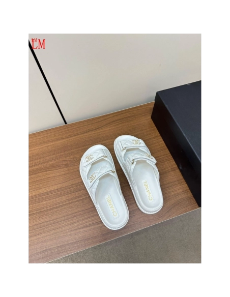 Chanel Slippers 012,Chanel Slippers,Slides Slippers,More Brands