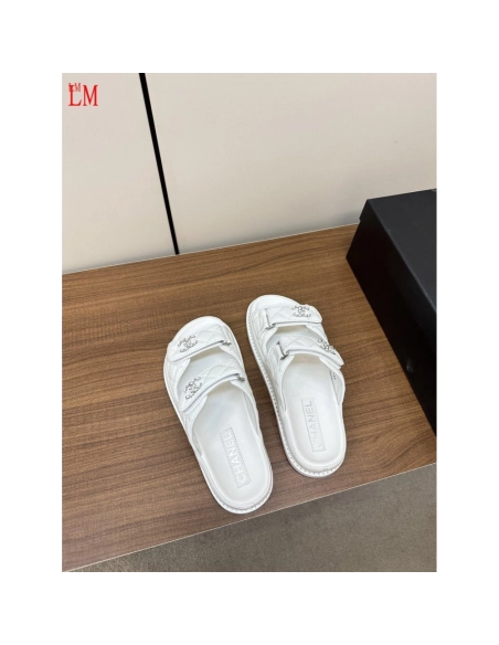 Chanel Slippers 011,Chanel Slippers,Slides Slippers,More Brands