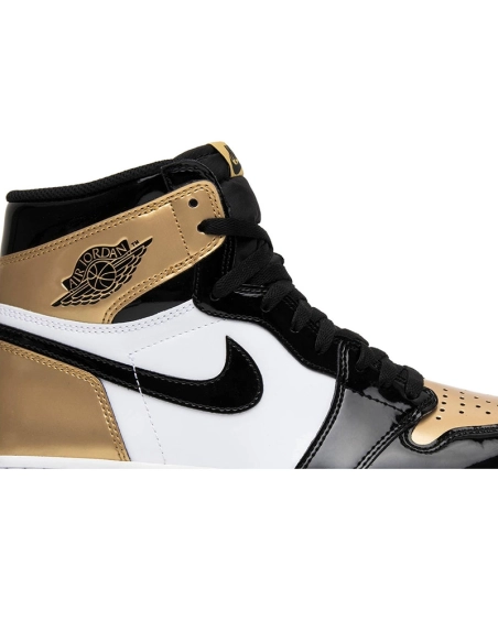 AIR JORDAN 1 RETRO HIGH OG NRG GOLD TOE 861428 007,AIR JORDAN 1 HIGH,Air Jordan
