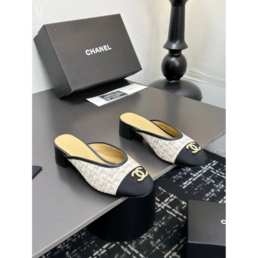 Chanel Slippers 021,Chanel Slippers,Slides Slippers,More Brands