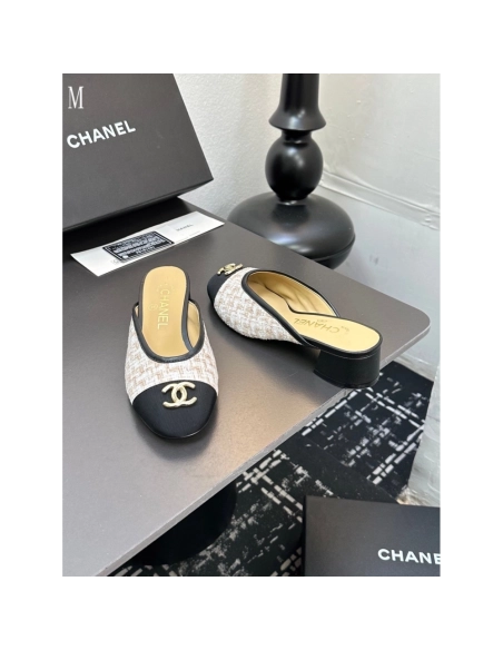Chanel Slippers 021,Chanel Slippers,Slides Slippers,More Brands