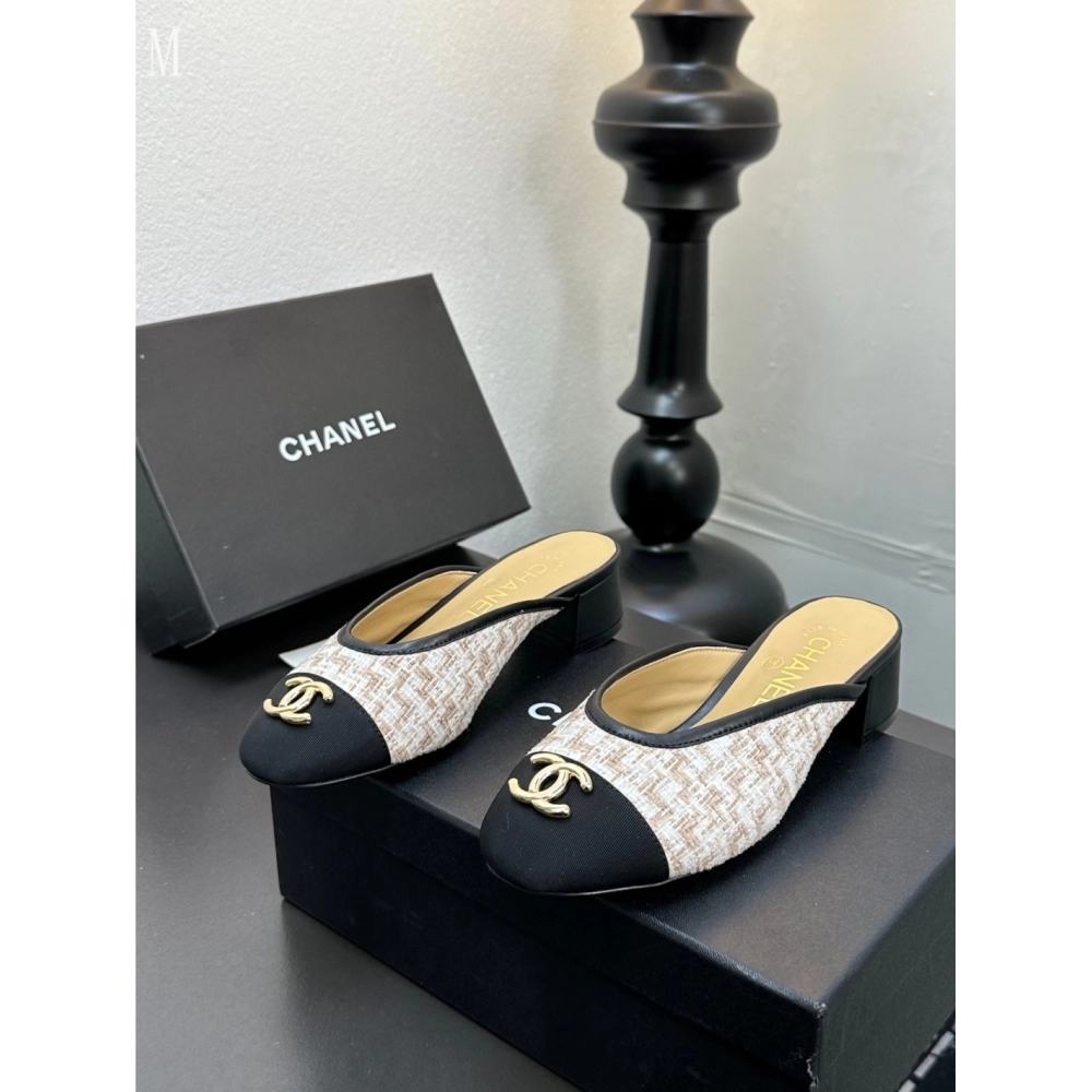 Chanel Slippers 021,Chanel Slippers,Slides Slippers,More Brands