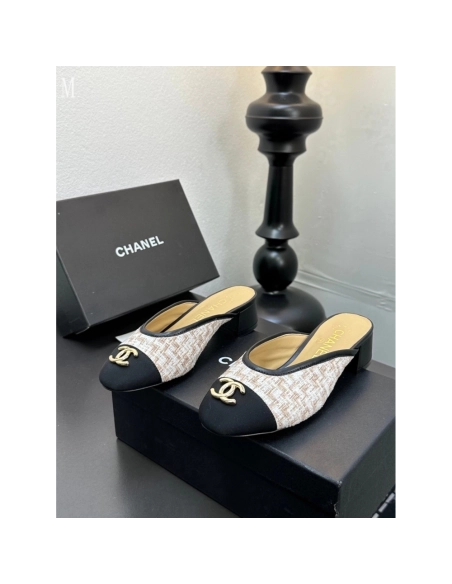 Chanel Slippers 021,Chanel Slippers,Slides Slippers,More Brands