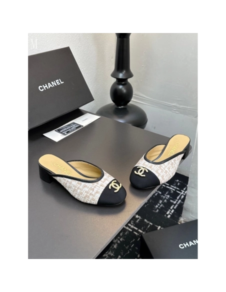 Chanel Slippers 021,Chanel Slippers,Slides Slippers,More Brands
