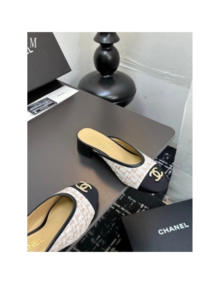 Chanel Slippers 021,Chanel Slippers,Slides Slippers,More Brands