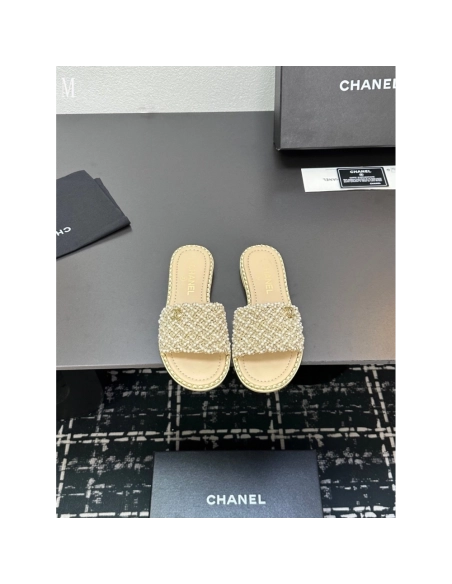 Chanel Slippers 036,Chanel Slippers,Slides Slippers,More Brands