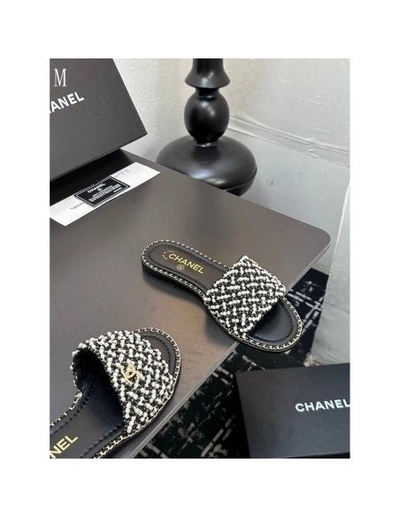 Chanel Slippers 037,Chanel Slippers,Slides Slippers,More Brands