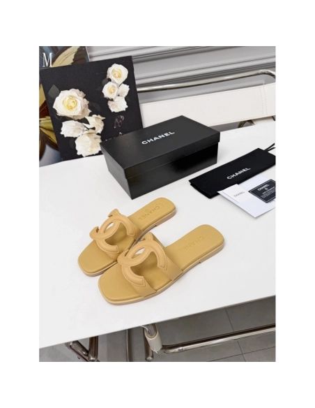 Chanel Slippers 128,Chanel Slippers,Slides Slippers,More Brands