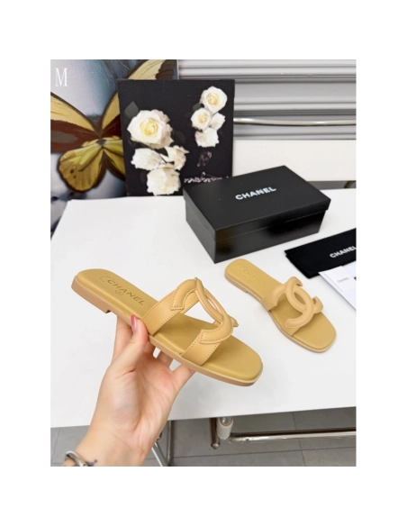 Chanel Slippers 128,Chanel Slippers,Slides Slippers,More Brands
