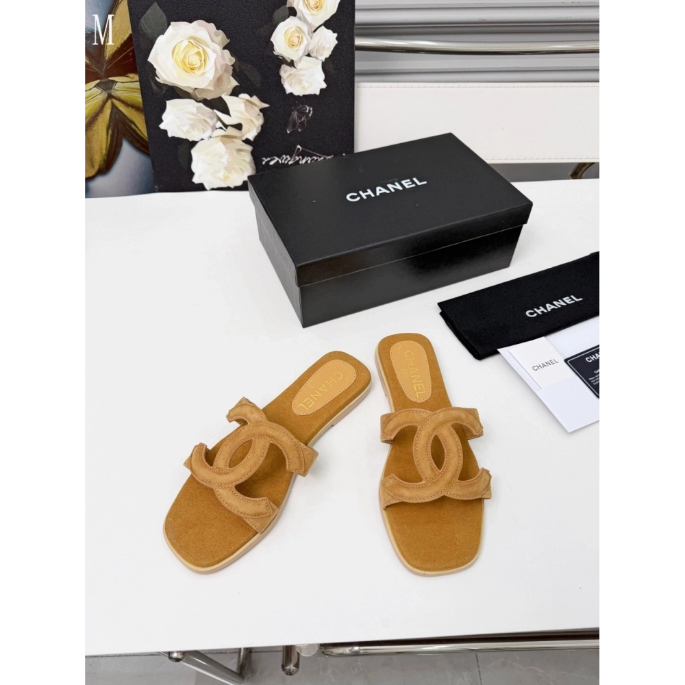 Chanel Slippers 129,Chanel Slippers,Slides Slippers,More Brands