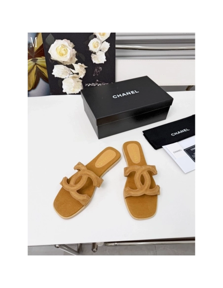 Chanel Slippers 129,Chanel Slippers,Slides Slippers,More Brands
