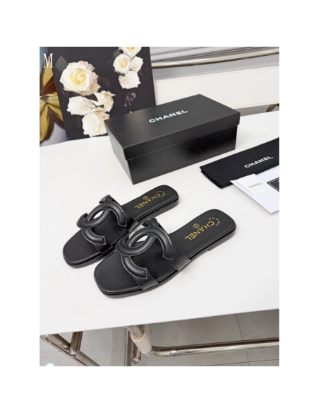 Chanel Slippers 130,Chanel Slippers,Slides Slippers,More Brands