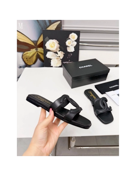 Chanel Slippers 130,Chanel Slippers,Slides Slippers,More Brands