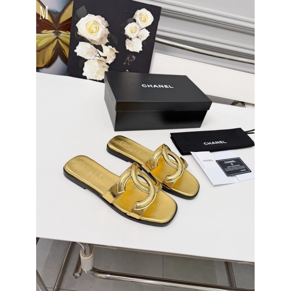 Chanel Slippers 131,Chanel Slippers,Slides Slippers,More Brands