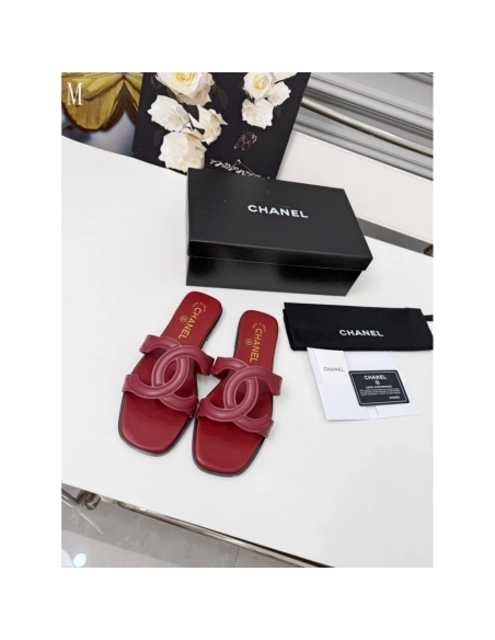Chanel Slippers 135,Chanel Slippers,Slides Slippers,More Brands
