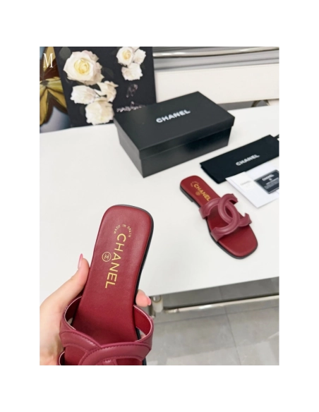 Chanel Slippers 135,Chanel Slippers,Slides Slippers,More Brands