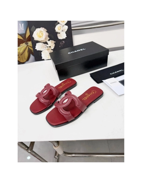 Chanel Slippers 135,Chanel Slippers,Slides Slippers,More Brands