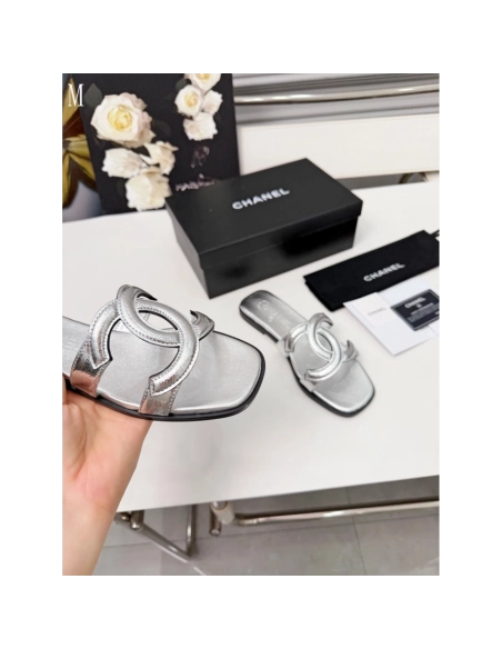 Chanel Slippers 136,Chanel Slippers,Slides Slippers,More Brands