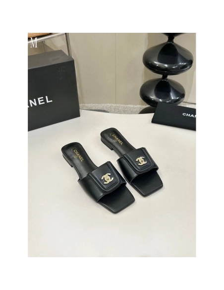Chanel Slippers 153,Chanel Slippers,Slides Slippers,More Brands