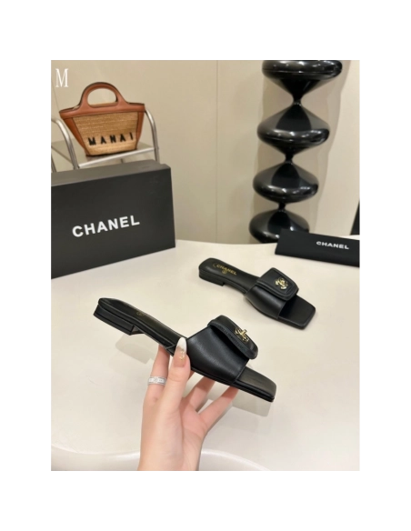 Chanel Slippers 153,Chanel Slippers,Slides Slippers,More Brands
