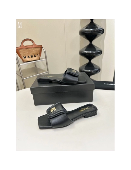 Chanel Slippers 153,Chanel Slippers,Slides Slippers,More Brands