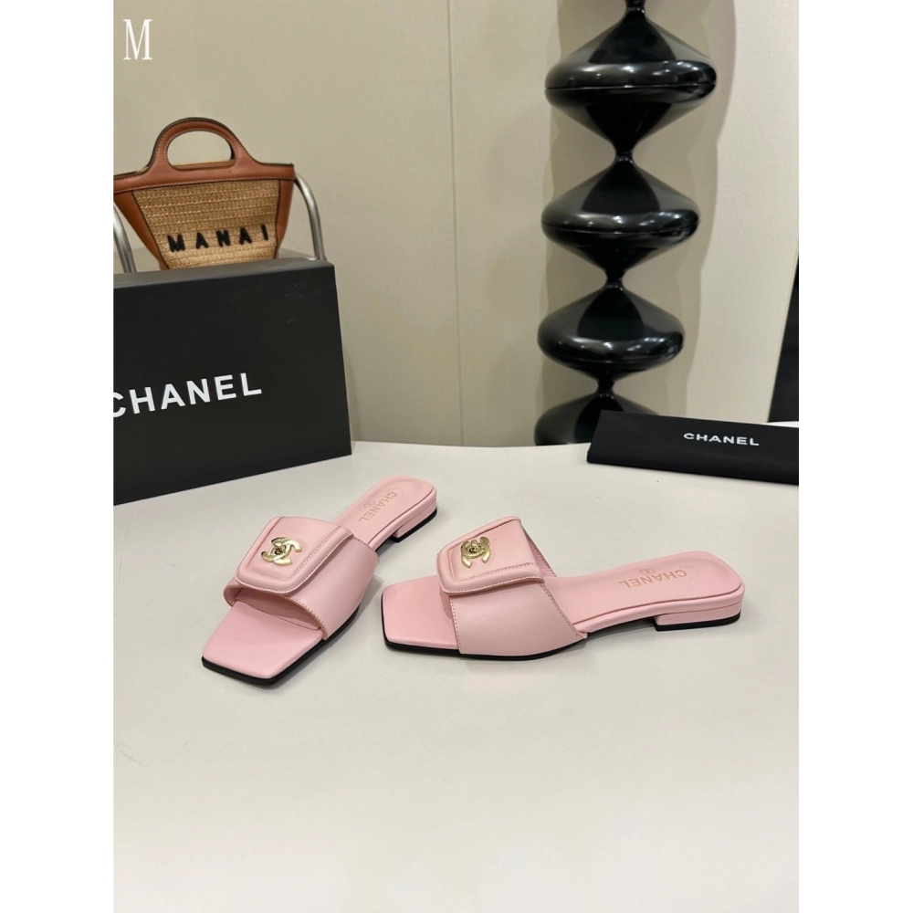 Chanel Slippers 157,Chanel Slippers,Slides Slippers,More Brands