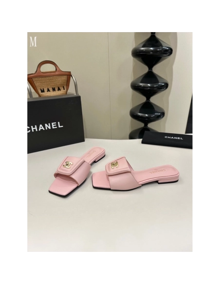 Chanel Slippers 157,Chanel Slippers,Slides Slippers,More Brands