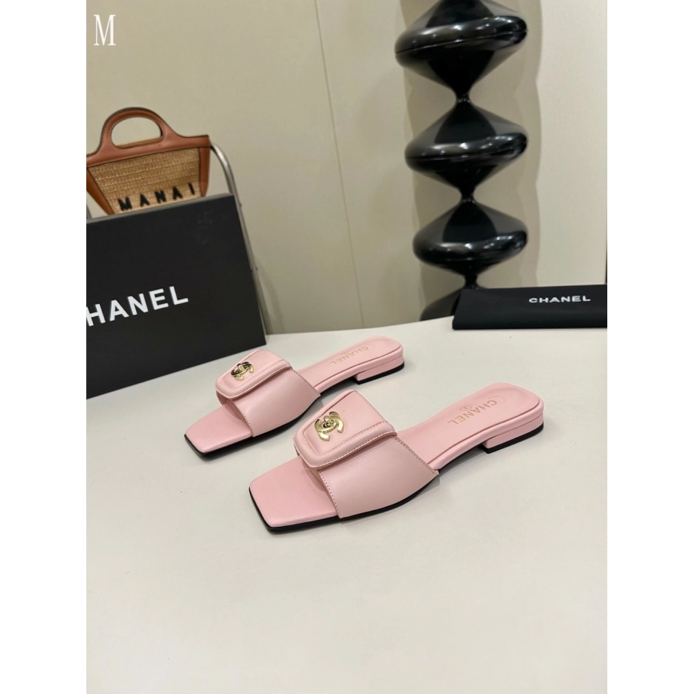 Chanel Slippers 157,Chanel Slippers,Slides Slippers,More Brands