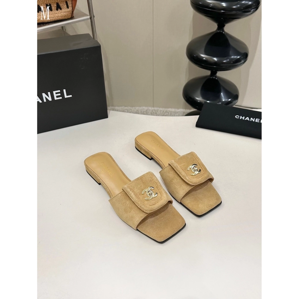 Chanel Slippers 158,Chanel Slippers,Slides Slippers,More Brands